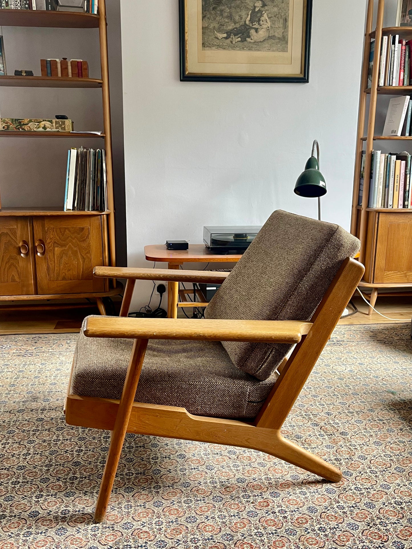 1960s Hans Wegner 'GE 290' lounge chair by Getama