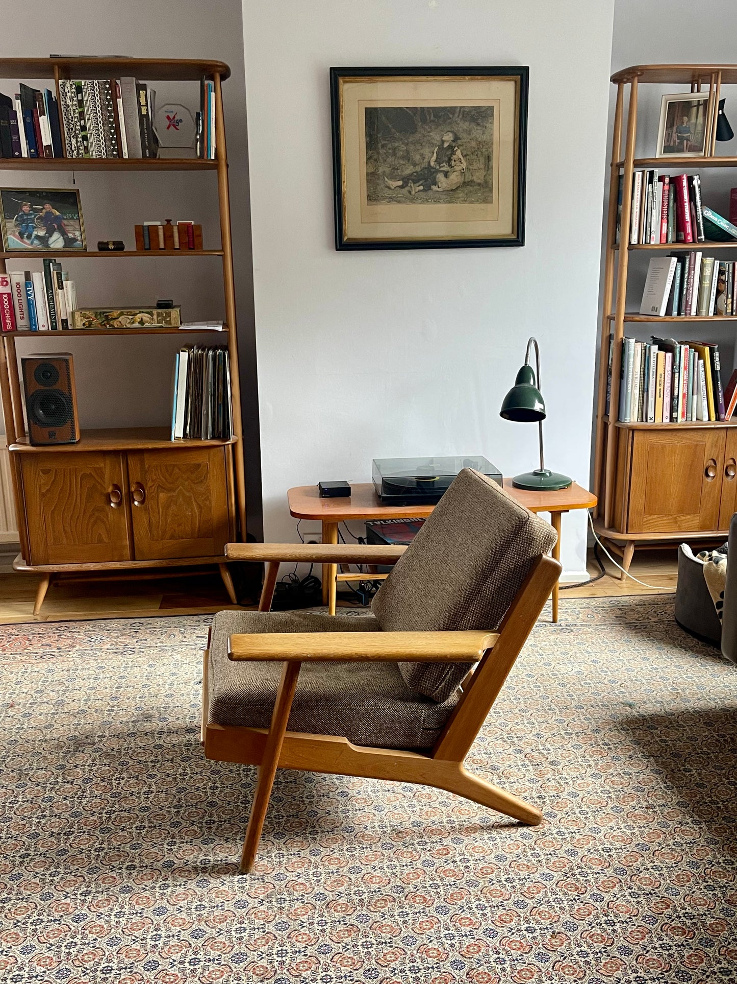 1960s Hans Wegner 'GE 290' lounge chair by Getama