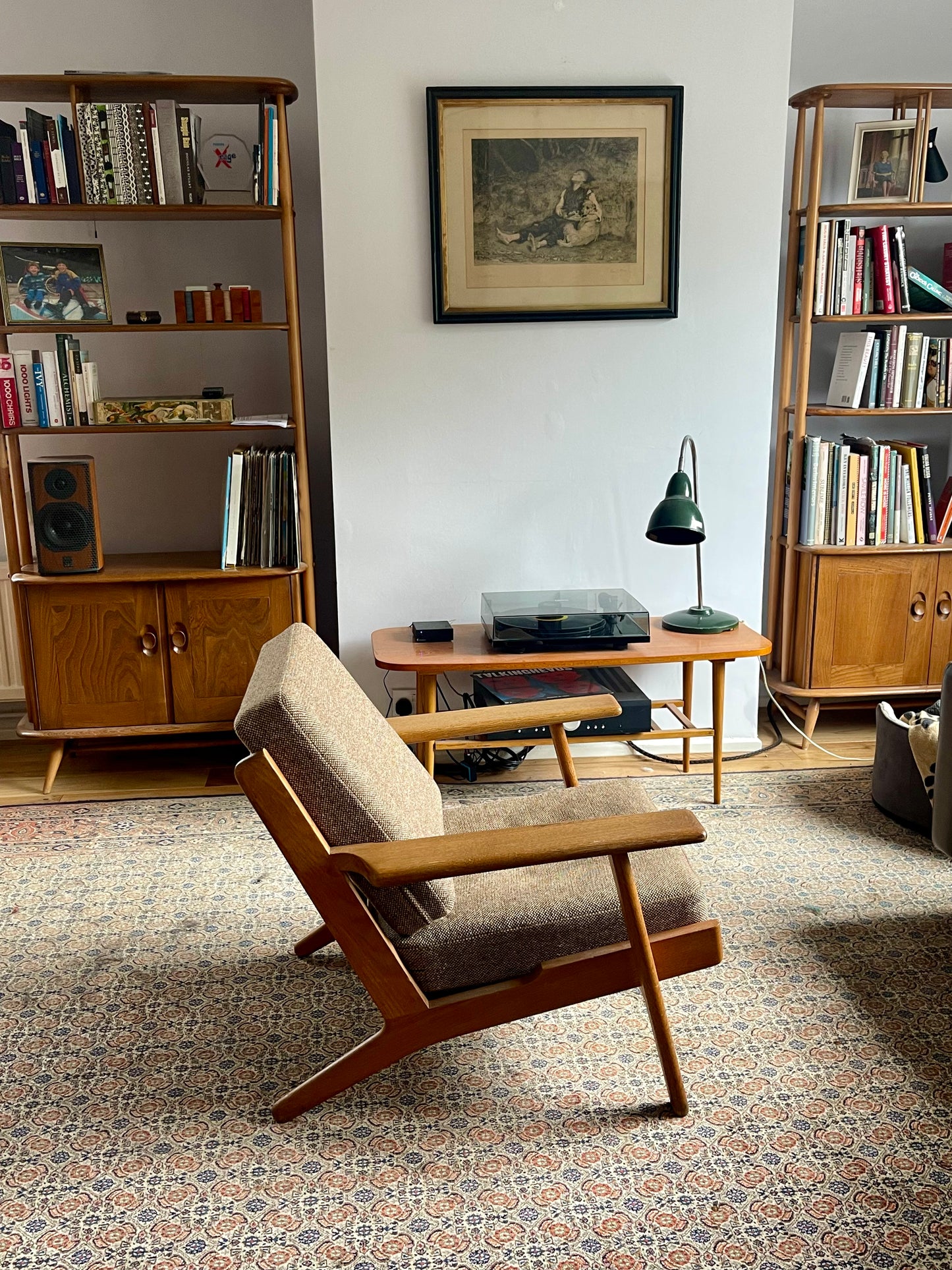 1960s Hans Wegner 'GE 290' lounge chair by Getama