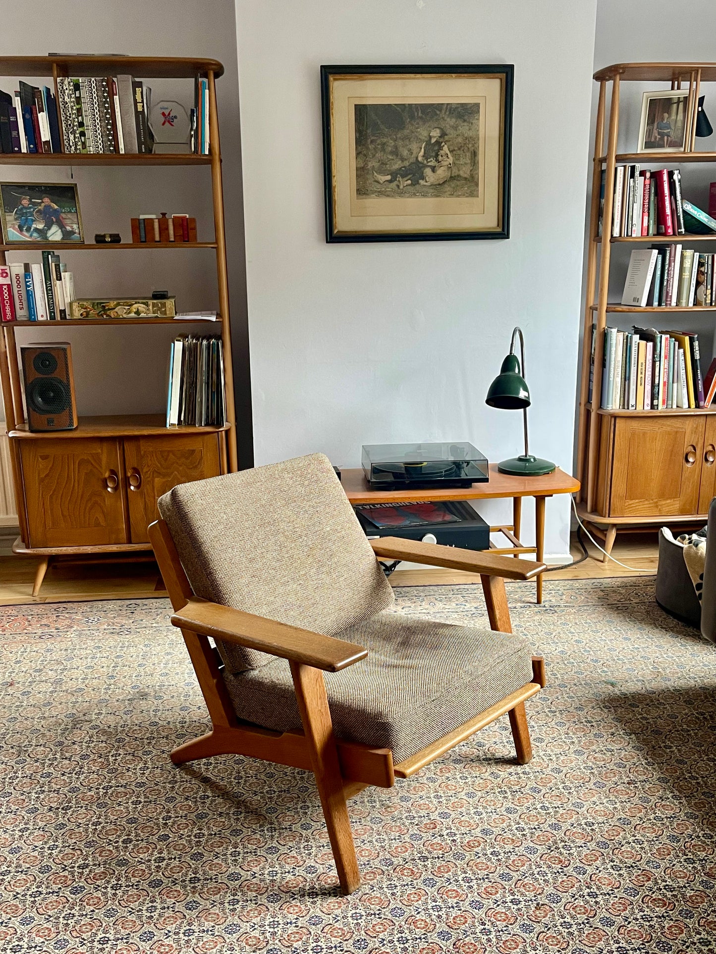 1960s Hans Wegner 'GE 290' lounge chair by Getama