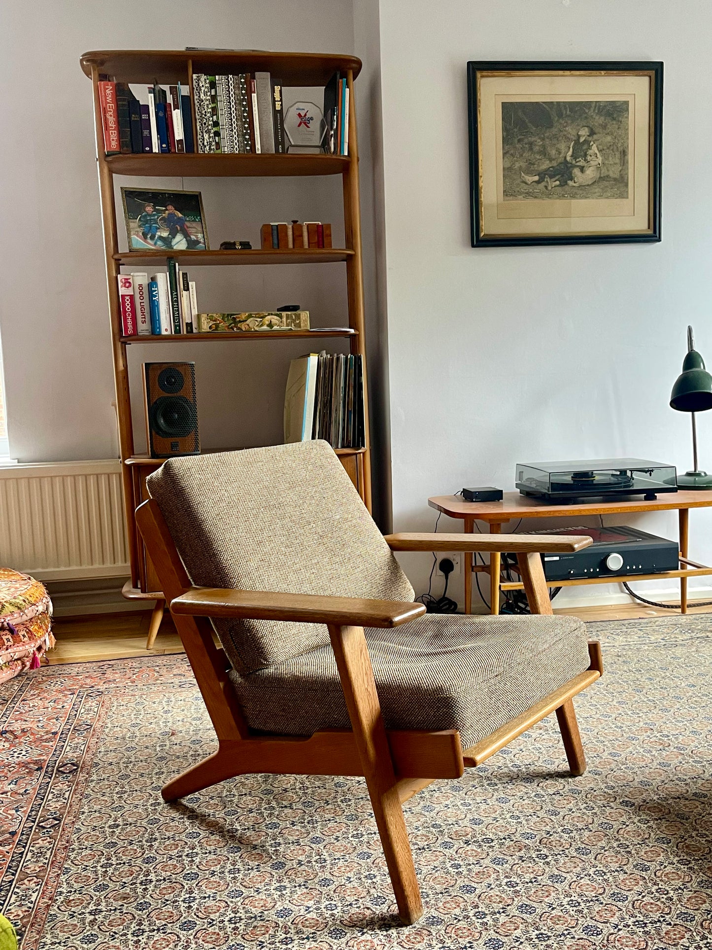 1960s Hans Wegner 'GE 290' lounge chair by Getama