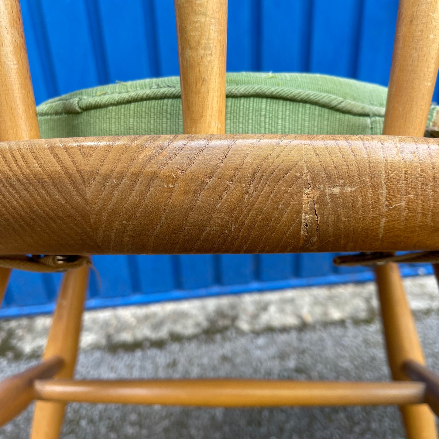 Pair of Original Ercol No.333a 'Cow Horn' Arm Chairs in Natural Waxed Finish, c1956